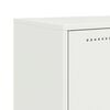 vidaXL Highboard White 68.5x38.5x107 cm Steel