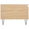 vidaXL Coffee Table Sonoma Oak 90x50x36.5 cm Engineered Wood