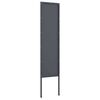 vidaXL Garden Privacy Screen Anthracite 32 x 140 cm Cold-rolled steel