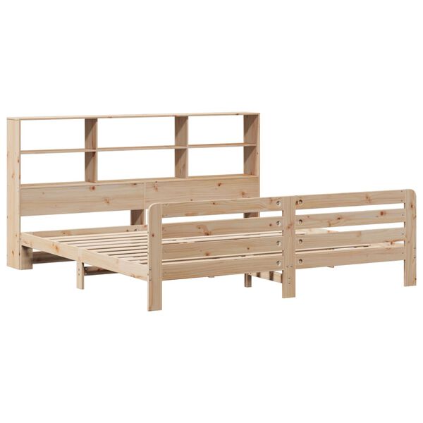 vidaXL Bed Frame without Mattress 200x200 cm Solid Wood Pine