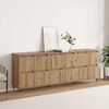 vidaXL Storage Cabinet 3 pcs Artisan Oak 60 x 35 x 70 cm
