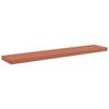 vidaXL Wall Shelf 2 pcs Red 120 x 23.5 x 4 cm Engineered Wood