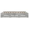 vidaXL Bed Frame with Drawers without Mattress Concrete Grey 180x200 cm Super King