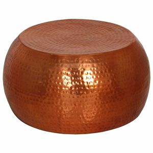 vidaXL Coffee Table Brass &Oslash;55x28 cm Aluminium