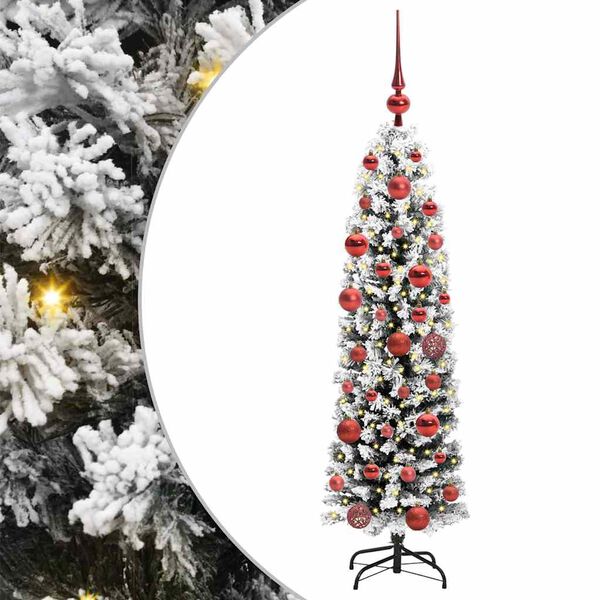 vidaXL Artificial Christmas Tree with 150 LEDs with Stand Green 150 cm