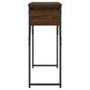vidaXL Console Table with Shelf Brown Oak 105x30x75cm Engineered Wood
