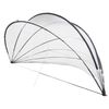 vidaXL Pool Dome Folding Manual Transparent 592 x 590 x 275 cm PVC