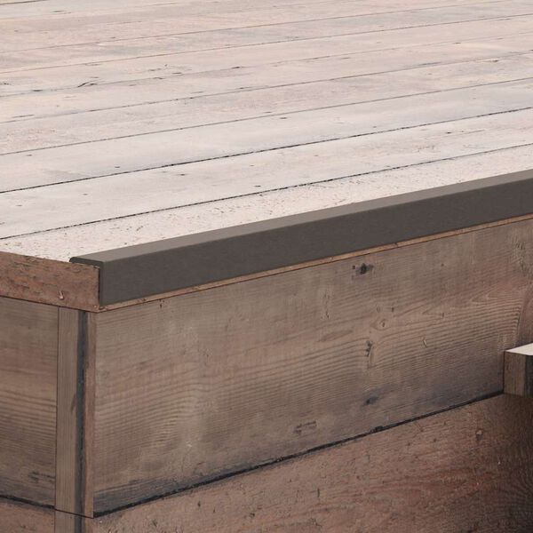 vidaXL 5 pcs Decking Angle Trims WPC 170 cm Dark Brown