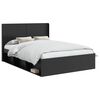 vidaXL Bed Frame with Storage and Headboard 3 pcs Engineered Wood