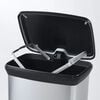 Curver Pedal Bin Deco Rectangular 50L Silver