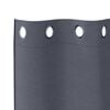 vidaXL Blackout Curtains with Rings 2 pcs Anthracite 260 x 140 cm