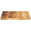 vidaXL Table Top 60x60x2.5 cm Square Solid Wood Rough Mango