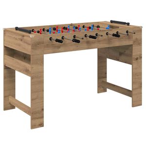 vidaXL Foosball Table Artisan Oak 125 x 60.5 x 80 cm Engineered Wood