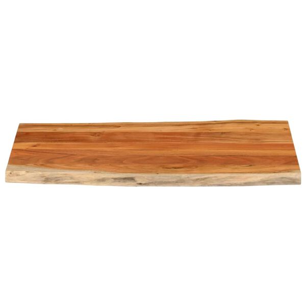 vidaXL Table Top 100x60x2.5 cm Rectangular&nbsp;Solid Wood Acacia Live Edge