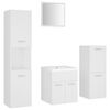 vidaXL Bathroom Furniture Set | White | Engineered wood, Acrylic, Ceramic