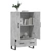 vidaXL Highboard Concrete Grey 69.5x31x115 cm Engineered Wood