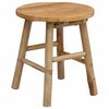 vidaXL Garden Stool Natural &Oslash; 38 x 42 cm Bamboo