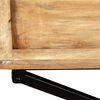 vidaXL Console Table Solid Mango Wood 130x40x80 cm