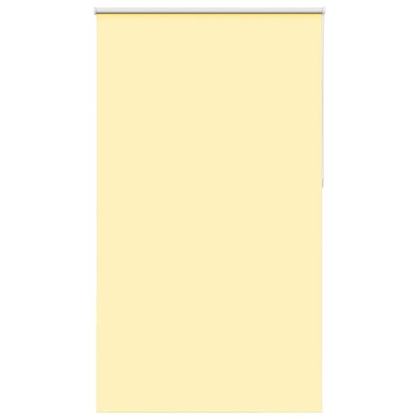vidaXL Roller Blind Blackout Yellow 140x230 cm Fabric Width 136.6 cm Polyester