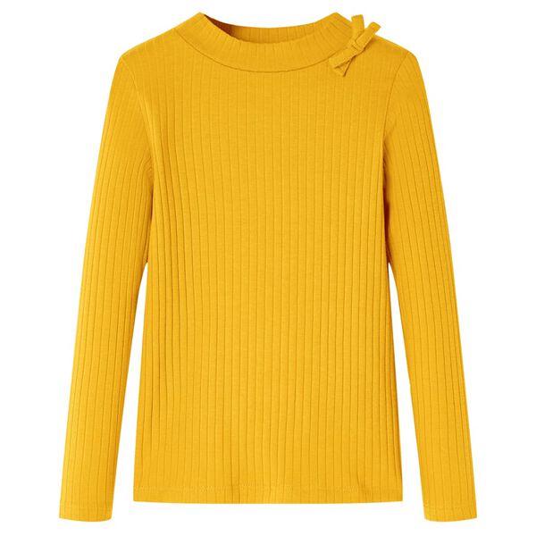 Kids' T-shirt with Long Sleeves Ochre 104