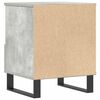 vidaXL Bedside Cabinets 2 pcs Concrete Grey 40x35x50 cm Engineered Wood