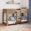 vidaXL Bunk Bed for Kids Artisan Oak 80 x 190 cm Engineered Wood