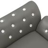 vidaXL Dog Sofa Grey 83x45x42 cm Faux Leather