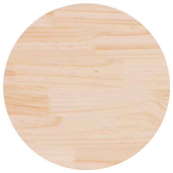 vidaXL Table Top Round &Oslash;50x3 cm Solid Wood Pine