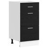 vidaXL Kitchen Base Cabinet Black Oak 40 x 46 x 81.5 cm