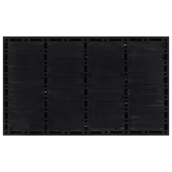 vidaXL Door Mat Rectangular 45x75 cm Rubber and Coir