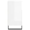 vidaXL Sideboards 2 pcs High Gloss White Engineered Wood