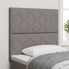 vidaXL Headboard with Headboard Taupe 100 cm Faux Leather