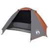 vidaXL Camping Tent Dome 2-Person Orange Waterproof