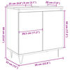 vidaXL Bathroom Cabinet Old Wood 58x33x60 cm Engineered Wood