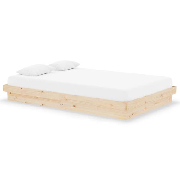 vidaXL Bed Frame without Mattress Solid Wood Small Double
