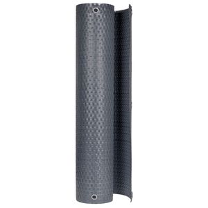 vidaXL Balcony Screen with Eyelets 500 x 100 cm Poly Rattan Anthracite