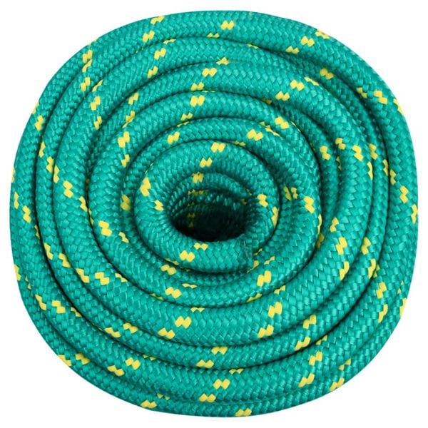vidaXL Boat Rope Green 20 mm 25 m Polypropylene