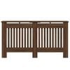 vidaXL Radiator Cover Brown Oak 152 x 19 x 81.5 cm Engineered Wood