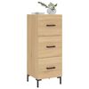 vidaXL Sideboard Sonoma Oak 34.5x34x90 cm Engineered Wood