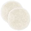 vidaXL Cushion with Pillow HEERLEN 2 pcs White PV Fleece