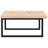 vidaXL Basin Shelf Wall Mounted Steel and Solid Wood Oak