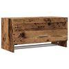vidaXL Wardrobe Old Wood 70x32,5x35 cm Engineered Wood