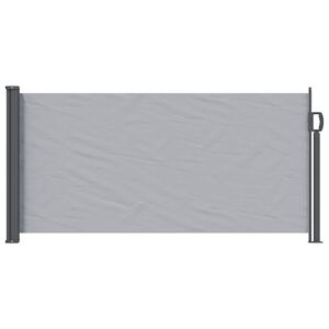 vidaXL Retractable Side Awning 300 x 100 cm Polyester Rectangular Grey