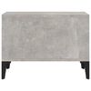 vidaXL Coffee Table Concrete Grey 60x50x36.5 cm Engineered Wood