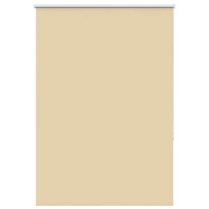 vidaXL Roller Blind Blackout Beige 110x150 cm Fabric Width 105.7 cm Polyester
