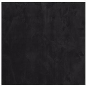 vidaXL Rug HUARTE Short Pile Soft and Washable Black 160x160 cm