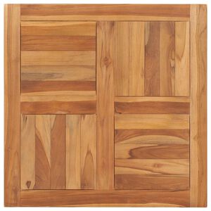 vidaXL Table Top Solid Teak Wood 70x70x2.5 cm