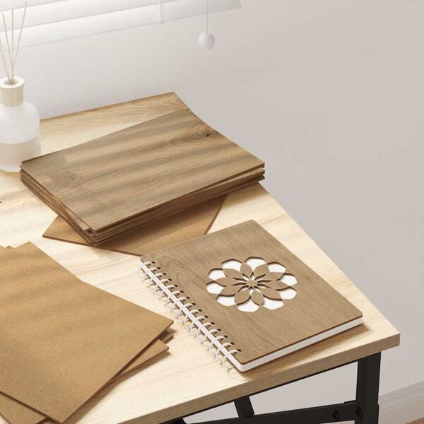 vidaXL Decor Panels 50 pcs Artisan Oak 21 x 30 x 0.27 cm