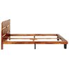 vidaXL Bed Frame with Live Edge without Mattress Solid Acacia Wood 160 cm