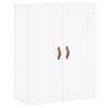 vidaXL Highboard White 69.5x34x180 cm Engineered Wood